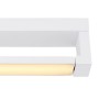 Lampada da parete Globo Lighting Susi 41498W Orientabile, Sistema LED Integrato 12W, 1110 Lumen, Luce calda 3000K, Bianco, IP44