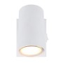Lampada da parete Globo Lighting Robby 57911-1W 1 Spot orientabile, 1 GU10, Bianco, Interruttore su base, Struttura in metallo