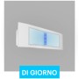 Beghelli 1499BLU Lampada emergenza e notturna ricaricabile LED, 11W, 6 ore di autonomia, 130 Lumen, IP40, Parete o incasso