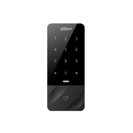 Dahua ASI1201E Tastierino numerico Controllo Accessi Modulo Standalone Tastiera + Lettore Card, Collegamento RJ45, Nero, IP66