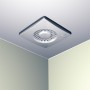 Aspiratore elicoidale con timer diametro 100 mm Vortice 11127 M100/4 T Punto Filo, Portata 85 m3/h, Spesso 17 mm, MADE IN ITALY