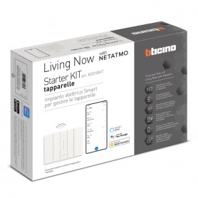Bticino Living Now K2010KIT Starter Kit per gestire luci e tapparelle connesse, Serie Civili, MADE IN ITALY