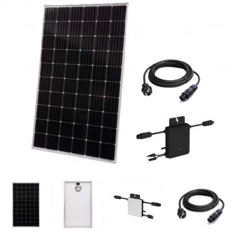 Kit fotovoltaico fai da te 300W TechnaXX Germany TX-212 da connettere  all'impianto di casa