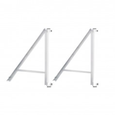 Staffe in alluminio per pannello solare con aggancio da ringhiera TechnaXX Germany TX-227, Inclinate 45 gradi, MADE IN GERMANY