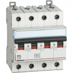 Interruttore magnetotermico 40A Bticino FA84C40 4P Quadripolare, 4 Moduli DIN, 4.5 kA, Curva C, MADE IN ITALY