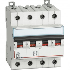 Interruttore magnetotermico 50A Bticino FN84B50 4P Quadripolare, 4 Moduli DIN, 6 kA, Curva B, MADE IN ITALY