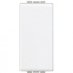 Tasto falso polo Bticino N4950 Living Light, Bianco, 1 Modulo, 250V AC, MADE IN ITALY