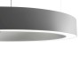 Panzeri Golden Ring L08101.080.0402 Sospensione con diffusore opalino, Sistema LED 92W, Luce calda, 7646 Lumen, MADE IN ITALY