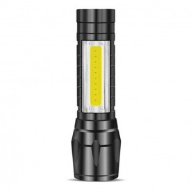 Torcia ricaricabile Vito Flash 1 5000480, LED 3W, 200 Lumen, Autonomia fino a 6 ore, Batteria Litio, Corpo in Alluminio, IP20