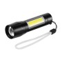 Torcia ricaricabile Vito Flash 1 5000480, LED 3W, 200 Lumen, Autonomia fino a 6 ore, Batteria Litio, Corpo in Alluminio, IP20