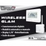 Cronotermostato wireless Bravo Glam con unità ricevente fissa, Programmazione giornaliera e settimanale, Display retroilluminato