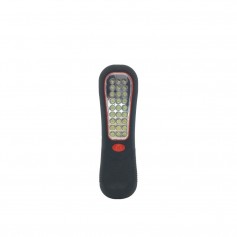 Torcia con gancio e magnete Vito Flash 4 5000510, LED 1W, 120 Lumen, 3 Batterie AA non incluse, Fascio fino a 50 metri