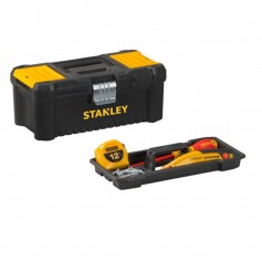 Stanley STST1-75518 Cassetta Porta utensili 41x20x21 cm, Cerniere in metallo, Organizer nel coperchio, Struttura polipropilene
