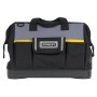 Stanley 1-96-183 Borsa Porta utensili 28x34x45 cm, Tracolla regolabile, Tasche interne ed esterne, Base Rigida