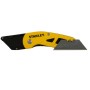Stanley STHT10424-0 Coltello pieghevole a lama fissa, Struttura in alluminio, Clip di aggancio per cintura, Ergonomico