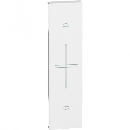Bticino Living Now KW32 Cover per comando tapparella connesso K4027C, Bianca, 1 Posto, Illuminabile, Serie Civili, MADE IN ITALY