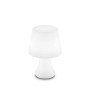 Ideal Lux Live TL Lampada da tavolo Ricaricabile Bianca, LED RGB Colorato 2,5W, Autonomia 10 ore, Per interni ed esterni, IP65