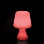 Ideal Lux Live TL Lampada da tavolo Ricaricabile Bianca, LED RGB Colorato 2,5W, Autonomia 10 ore, Per interni ed esterni, IP65