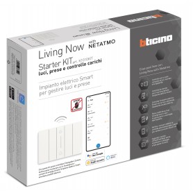 Bticino Living Now K1010KIT Starter Kit per gestione luci ed energia, Serie Civili, MADE IN ITALY