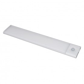 Lampo WRLED40BIBN Luce Armadio LED Ricaricabile con rilevatore di presenza, 3,5W, Luce naturale, Lungo 40 cm, 270 Lumen, IP20