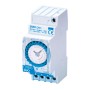 Orbis OB292032 Interruttore orario elettromeccanico Settimanale DUO QRS con riserva di carica 100 ore, 2 Moduli DIN, IP20, 230V