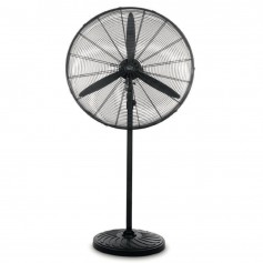 DCG VE1960 Ventilatore a piantana in metallo, Altezza 160 cm, Diametro 66 cm, 3 Velocità, Oscillazione laterale, 130W