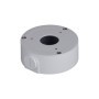 Dahua PFA134 Scatola di giunzione da parete in alluminio per fissaggio telecamere, Diametro 90 mm, Bianco, Tonda