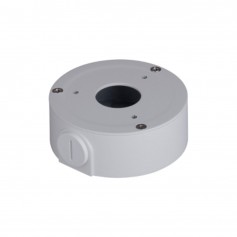 Dahua PFA134 Box di giunzione da parete in alluminio per fissaggio telecamere, Diametro 90 mm, Bianco