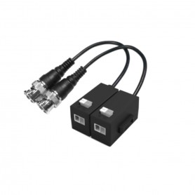 Dahua PFM800-E Coppia Balun HDCVI Full HD per cavo LAN UTP Cat. 5E/6, Connettori BNC Femmina, Non necessità di alimentazione