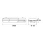 Plafoniera stagna IP65 per 2 tubi LED 9W da 60 cm Beghelli 72001ST, Installabile a parete o soffitto, 220V, A++: Coppolav.it