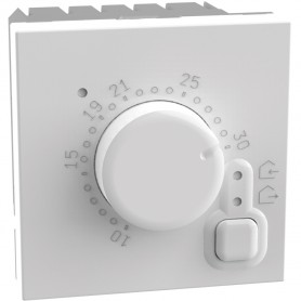 Termostato Bticino Matix Go JW4441, Bianco, Elettronico, Alimentazione 230V, 2 Moduli, MADE IN ITALY