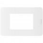 Placca Bianca Bticino Matix Go JA4803JW, 3 Moduli, Tecnopolimero, MADE IN ITALY