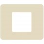 Placca Avorio Bticino Matix Go JA4802TI, 2 Moduli, Tecnopolimero, MADE IN ITALY