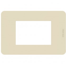 Placca Grigio Bticino Matix Go JA4803JG, 3 Moduli, Tecnopolimero, MADE IN ITALY