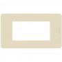Placca Avorio Bticino Matix Go JA4804TI, 4 Moduli, Tecnopolimero, MADE IN ITALY