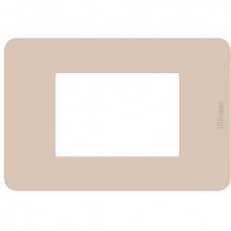 Placca Ritual Bticino Matix Go JA4803TR, 3 Moduli, Tecnopolimero, MADE IN ITALY