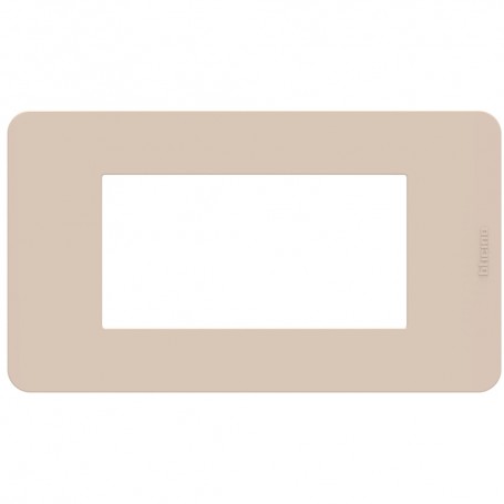 Placca Ritual Bticino Matix Go JA4804TR, 4 Moduli, Tecnopolimero, MADE IN ITALY