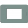 Placca Agave Bticino Matix Go JA4803TA, 3 Moduli, Tecnopolimero, MADE IN ITALY
