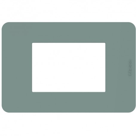 Placca Agave Bticino Matix Go JA4803TA, 3 Moduli, Tecnopolimero, MADE IN ITALY