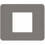 Placca Blue Bticino Matix Go JA4802TB, 2 Moduli, Tecnopolimero, MADE IN ITALY