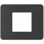 Placca Black Nickel Bticino Matix Go JA4802EN, 2 Moduli, Tecnopolimero, MADE IN ITALY