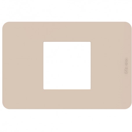 Placca Ritual Bticino Matix Go JA4819TR, 2 Moduli Centrati, Tecnopolimero, MADE IN ITALY