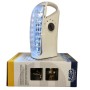 FAEG FG24728 Lampada emergenza portatile Ricaricabile, Autonomia 9 ore, 24 LED, IP40, 2 Luminosità