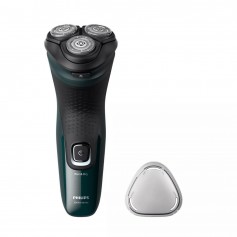 Philips X3002/00 Rasoio Ricaricabile, Testine 4D Flex, Impermeabile, Wet&Dry, Rifinitore basette e baffi, Indicatore batteria