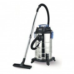 Zephir ZWD30 Bidone Aspiratutto 30 Litri, Aspira e soffia, 1200W, Tubo telescopico, Solidi e liquidi, Struttura con ruote