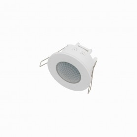 Lampo SENSPIRINC Sensore Movimento Incasso ad infrarossi, 360 Gradi 2-8 Metri, 10 Secondi - 7 Minuti, IP65, Bianco