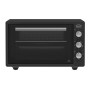 DCG MB1035N Forno Elettrico 35 Litri Ventilato con Luce, timer, 1300W, Termostato regolabile, Interno Smaltato, Nero