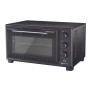 DCG MB1035N Forno Elettrico 35 Litri Ventilato con Luce, timer, 1300W, Termostato regolabile, Interno Smaltato, Nero