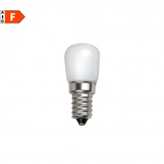 Lampada LED E14 1,5W Luce Fredda Lampo Lighting Piccola Pera PPE14BF, 6400K, 120 Lumen, Apertura luce 270°
