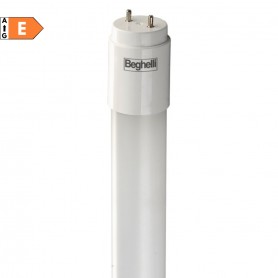 Beghelli Tuttovetro 56213 Tubo LED T8 9W 60 cm, Luce Naturale, 4000K, 1000 Lumen, 360° di angolo apertura luce